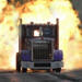 jet truck fire fireball